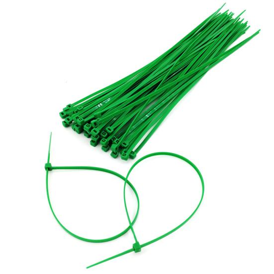 50Pcs Twist Ties Adjustable Self-locking Plastic Garden Flower Wires Set for Plants