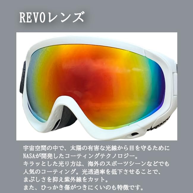 Snow Goggles [Rare] RH423-2 MBK/GRN