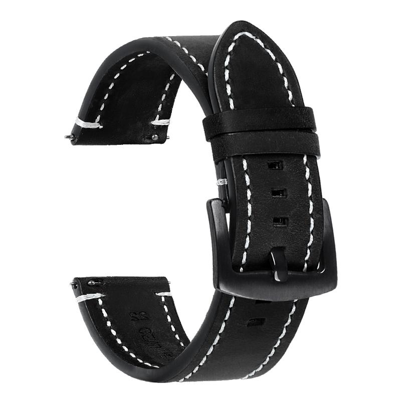 Retro Leder Uhrenarmband 18mm 19mm 20mm 21mm 22mm 24mm Schnellverschluss Armband für Herren Ersatz Uhrenband Uhrenzubehör
