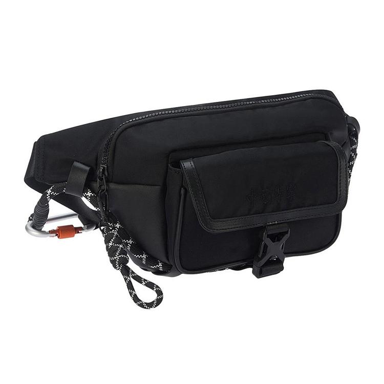 New LiNing Polyester Sling Bag Fanny Pack Regular Unisex Black ABDS150-2