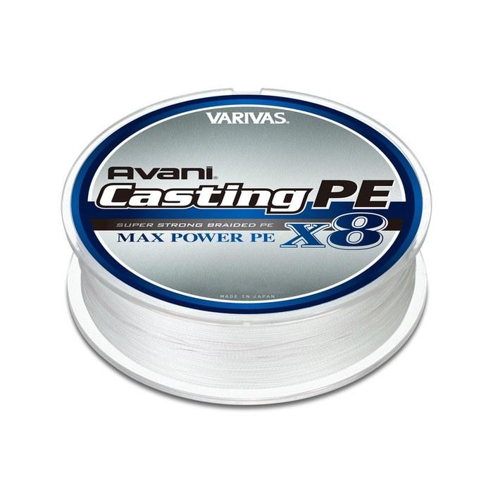 VARIVAS Casting Max Power X8 300m #4 White (Max. 64LB)