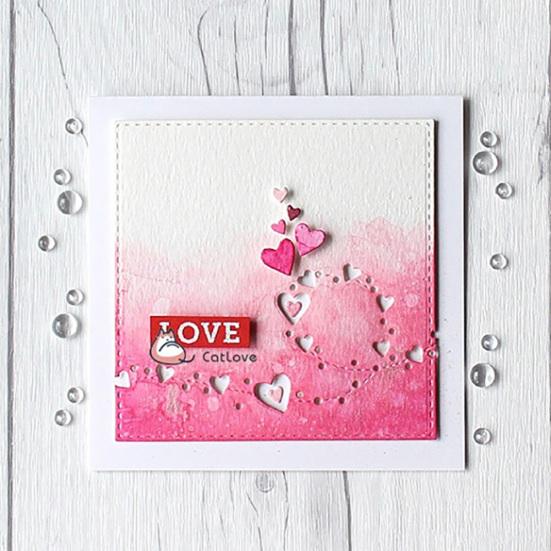 Heart Lace Metal Cutting Die Stencil DIY Scrapbooking Album Cards Making