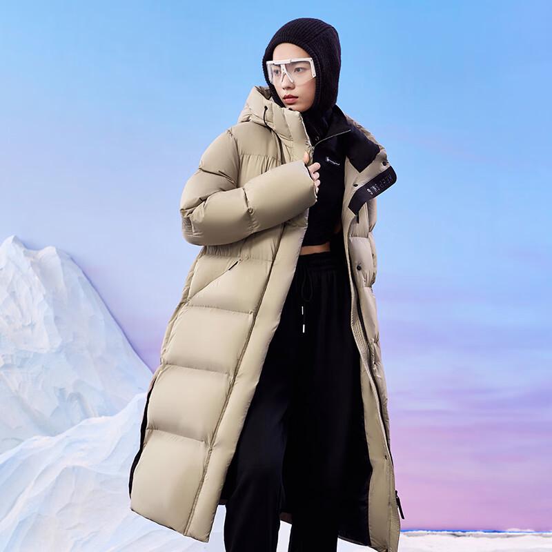 Yalu Unisex Extreme Kälte Langer Daunenparka mit Kapuze