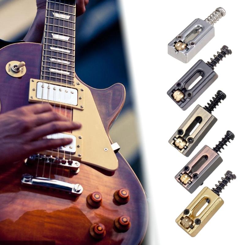 Stable Electric Guitar Bridge Roller Saddles Suitable for Tremolo Compatibility in Various Color Ensuring Easy Setup