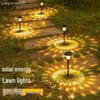 Solar Garden Decor Lights: Outdoor Courtyard Atmosphere Ground Plug Lighting for Yard and Lawn