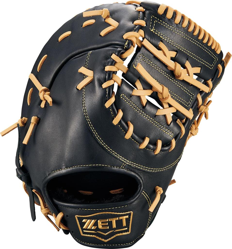 ZETT Soft Steer First Base Mitt for Black x Pastel Brown BRFB35513F Left-Handed Throwers, (1932),