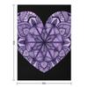 Purple Heart Throw Blanket Christmas Gifts Soft Plaid Hairys Single Blankets