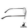 CAPTAIN STAG Gunmetal Metal Frame Sunglasses with Men's Case, CS-001-3-EH-72