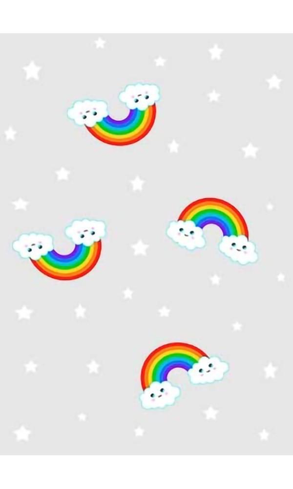 Tapis chambre enfant 120x160 cm Polyester Rainbow