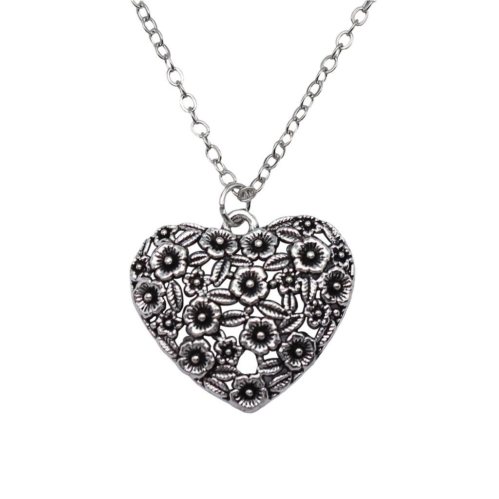 Necklace On The Neck 43cm Chain Peach Heart Nameplate Wedding Jewelry Findings QN057