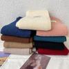 Women's Solid Color Knitted Scarf Winter Korean Version Scarf Narrow Version Men's and Women's Soft Scarf