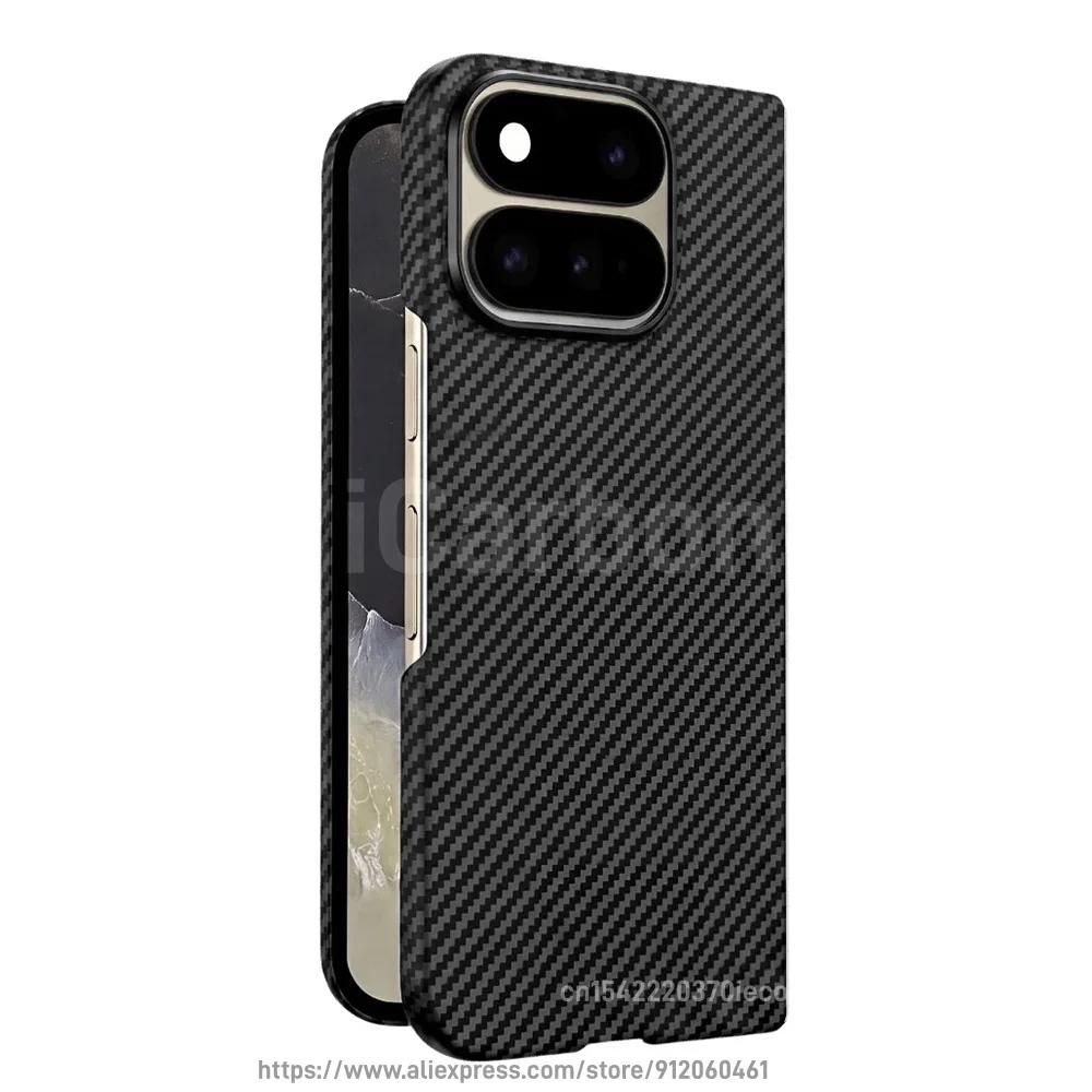 For Google Pixel 11 Pro Fold Magnetic Case Aramid Carbon Fiber Case MagSafe Compatible Ultra Thin Lightweight Aramid Fiber Cover