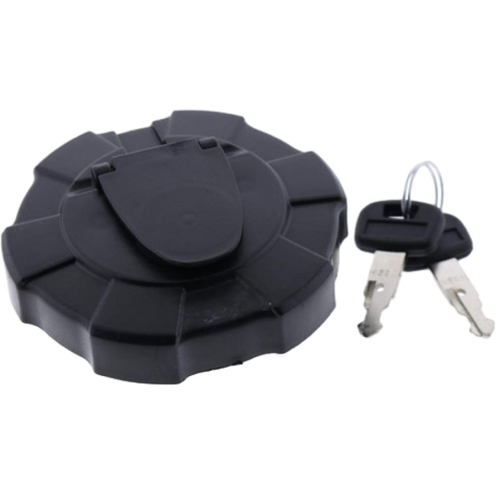 RD411-51122 Fuel Tank Cap With 2 Keys Compatible with Kubota Skid Steer Loader SVL75 SVL75-2 SVL90-2 SVL95-2 KX040-4 KX057-4 KX121-3S U35