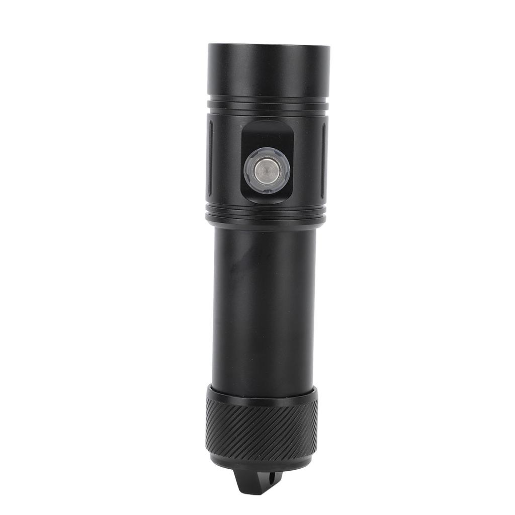 5000LM Diving Flashlight 4 Modes Underwater IPX8 Waterproof Submersible White Light Dive Torch Snorkeling Light LED