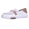 Classic Cow Tendon Sole Flat Bottom Women's Shoes Summer Breathable Flat Bottom White Shoes Women's Shallow Mouth Casual Shoes