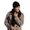 Franko Men' Wool Cap - Black, Striped | Kameo