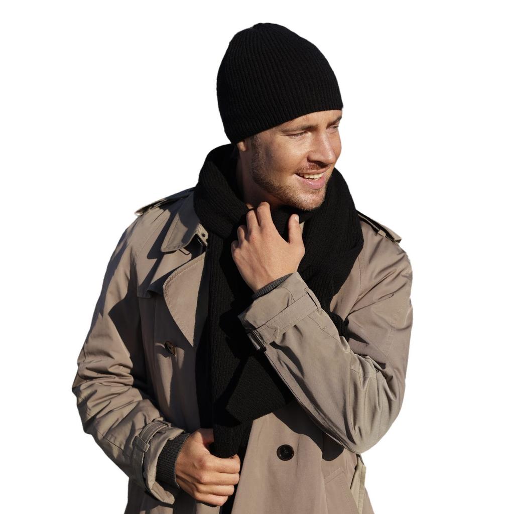 Franko Men' Wool Cap - Black, Striped | Kameo