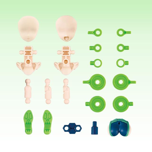 

[Bandai] 30MS Option Parts Set 14 (Spoter Costume) [Color B]