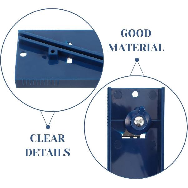 Window Tint Tools 3-Piece Vinyl Wrap Edge Sharpener and Hard Card Squeegee for Car Wrap Repair Smoothing Edges Abrasion Tool 3.74X1.77X0.59In