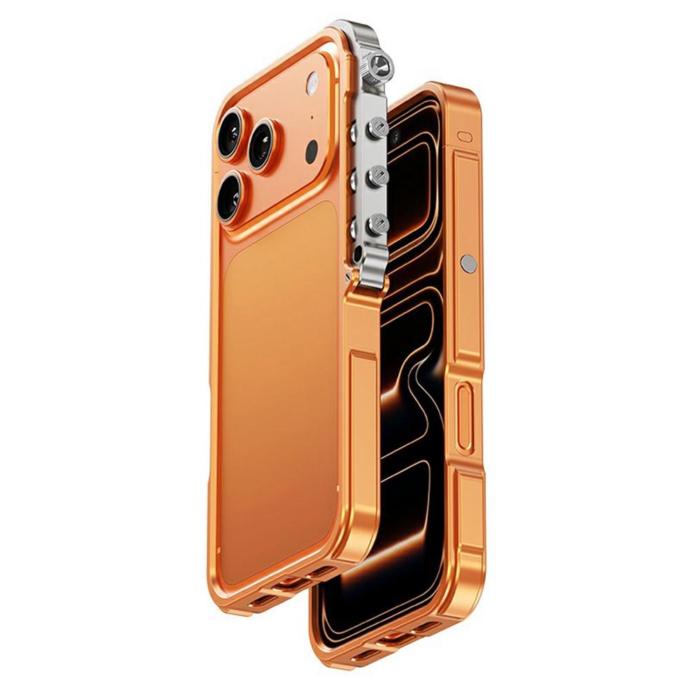For iPhone 17 Pro Max Bumper Case Aluminum Alloy Metal Frame Phone Cover