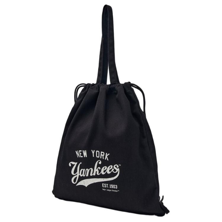 MLB Retro Print Fashion Cotton Backpack Regular Unisex Couple Unisex backpack Black 3ABKH015N-50BKS