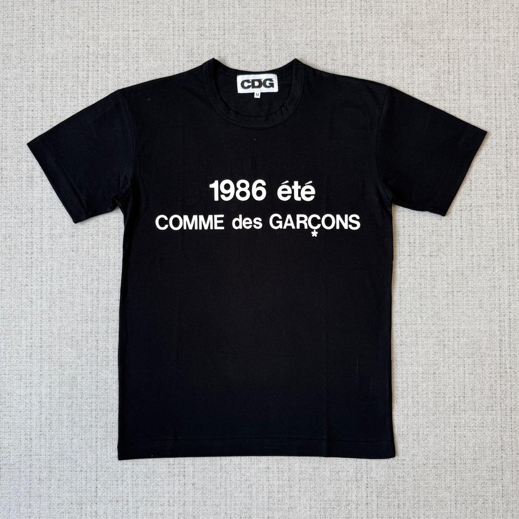 Comme Des Garcons CDG 1986 ete Black T-shirt | Size Medium | BRAND NEW W/TAGS Unisex T-Shirt