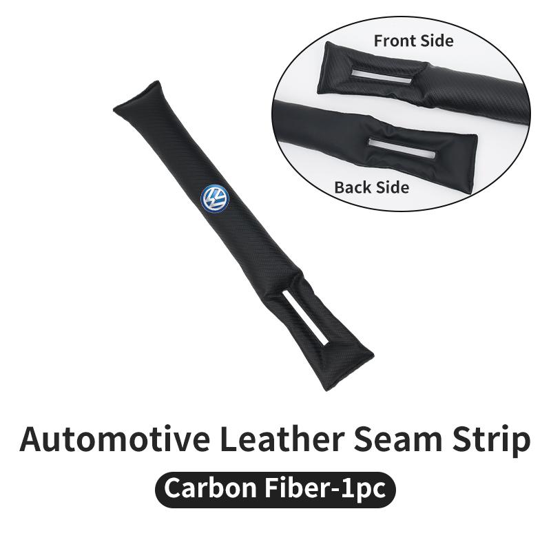 Automotive Two-tone Leather Seam Strip Leak-Proof Auto Seat Gap Plug For VW GTI Polo Passat Scirocco Golf Touareg Touran Sharan