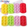 Silicone Ice Mold Fruit Shape Chocolate Candy Molds Set 6 Cavity Silicone Baking Mold Ice Cube Tray-Wedding,Parties DIY Crafts