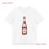 POP Culture Classics Catsup Jersey T Shirt Vintage Washed Unisex Casual Streetwear Slightly Stretched Stylish Breathable