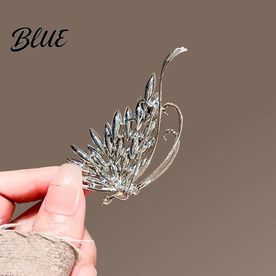 Butterfly Brooch Rhinestone Wing Lapel Pin Sweater Women Cardigan Coat