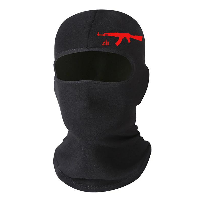 Xiaomi 1 Stück Lycra Motorrad Sturmhaube Herren Damen Wargame Radfahren Ski Snowboard Wind Kappe Winter Warm Hals Schwarz Fahrrad Outdoor Sport