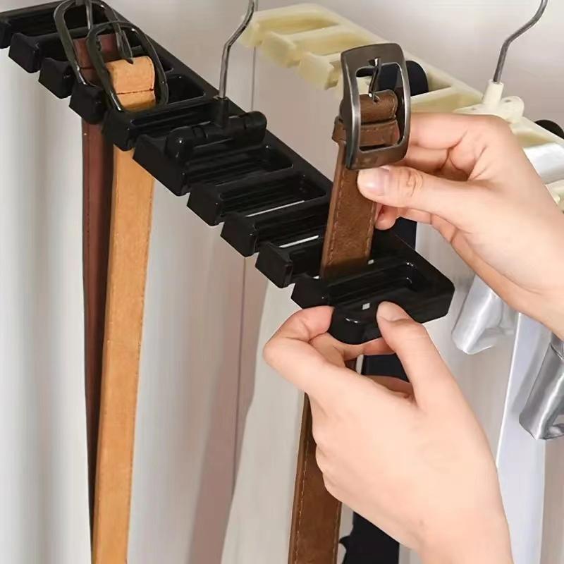 Gancio per cintura per cravatta Cintura per guardaroba Organizer rotante Rack Gancio per sciarpa multifunzionale Armadio per la casa Accessori per portaoggetti 1 PZ
