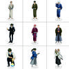 16CM Anime Gintama Cosplay Acrylic Stand Ornaments Kagura Kondou Isao Katsura Kotarou Sakata Gintoki Figure Stand Gifts