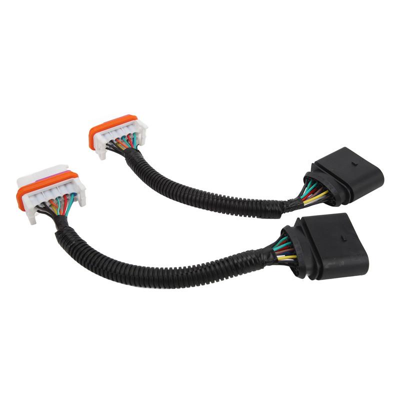 2pcs Headlight Wiring Harness Adapter 7L6 971 071 A Car HID Headlamp Wiring Harness Connector for Volkswagen Touareg 2004-2007
