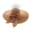 Fashion Oversize Summer Sun Hat Sun Protection Big Brim Straw Hat Breathable Casual Beach Cap for Women