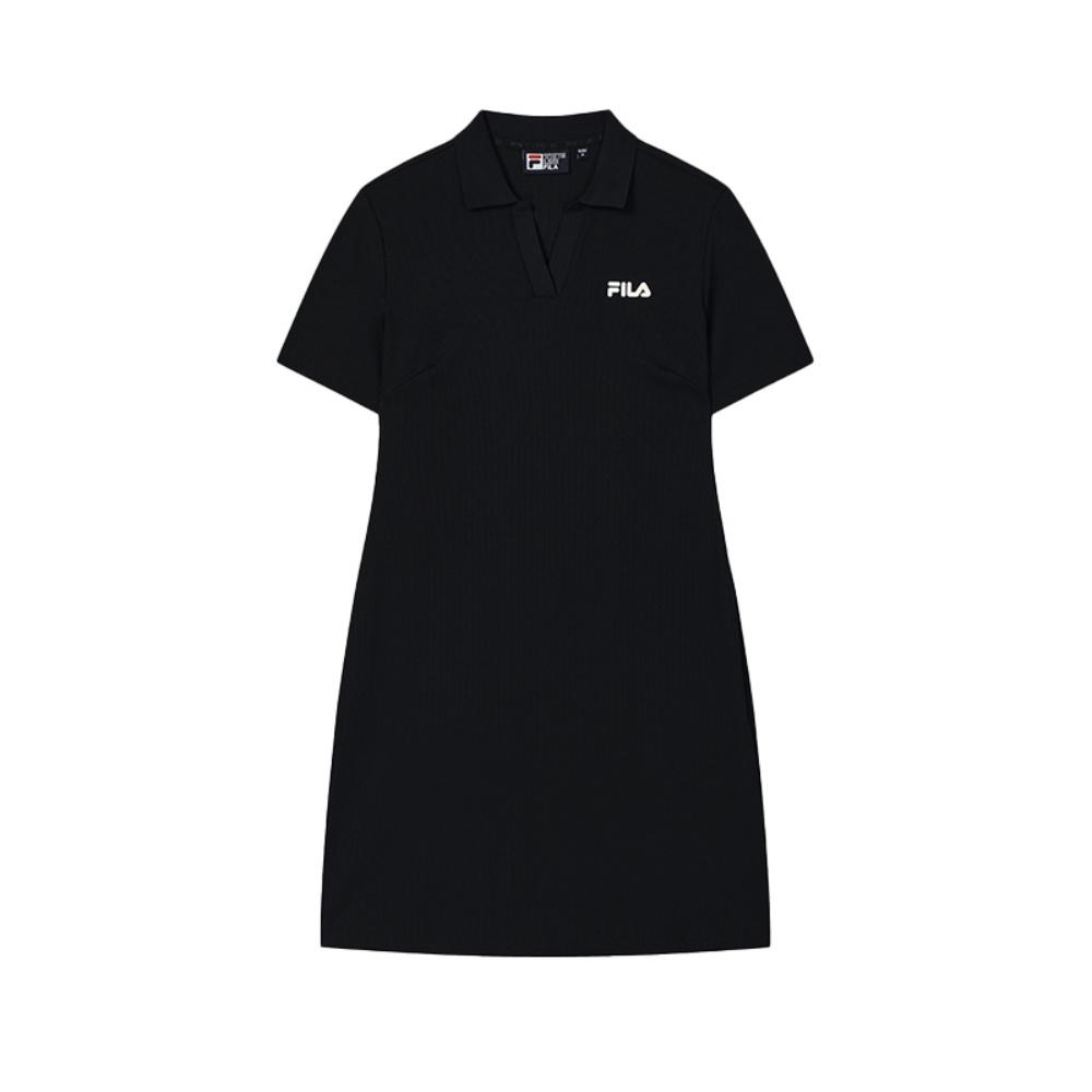 

New FILA Lifestyle Short Sleeved Dress Women s F51W538301F-BK S(160/80A)