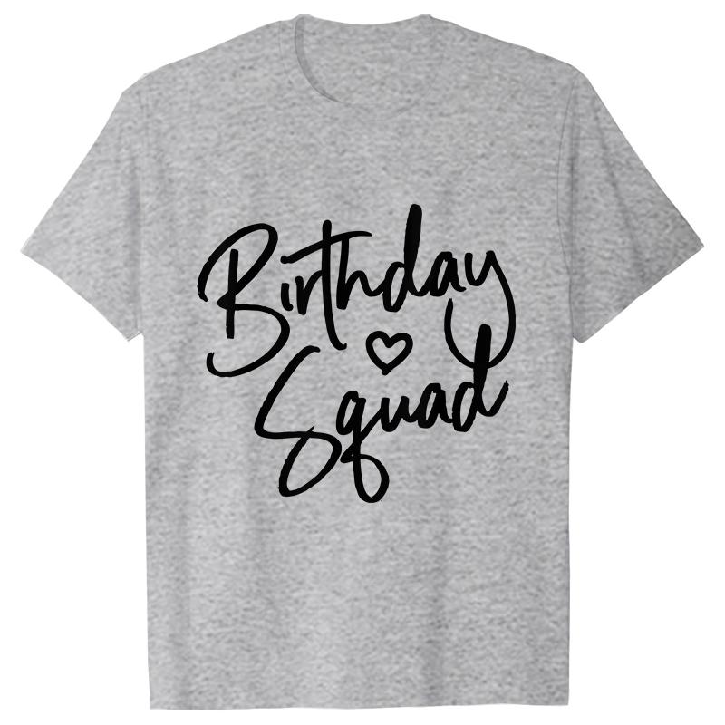 Damenkleidung Kurzarm Print T-Shirts Geburtstagsteam Grafik Reise Damen Oberteile T-Shirt Tee T-Shirt Beste Freunde T-Shirts