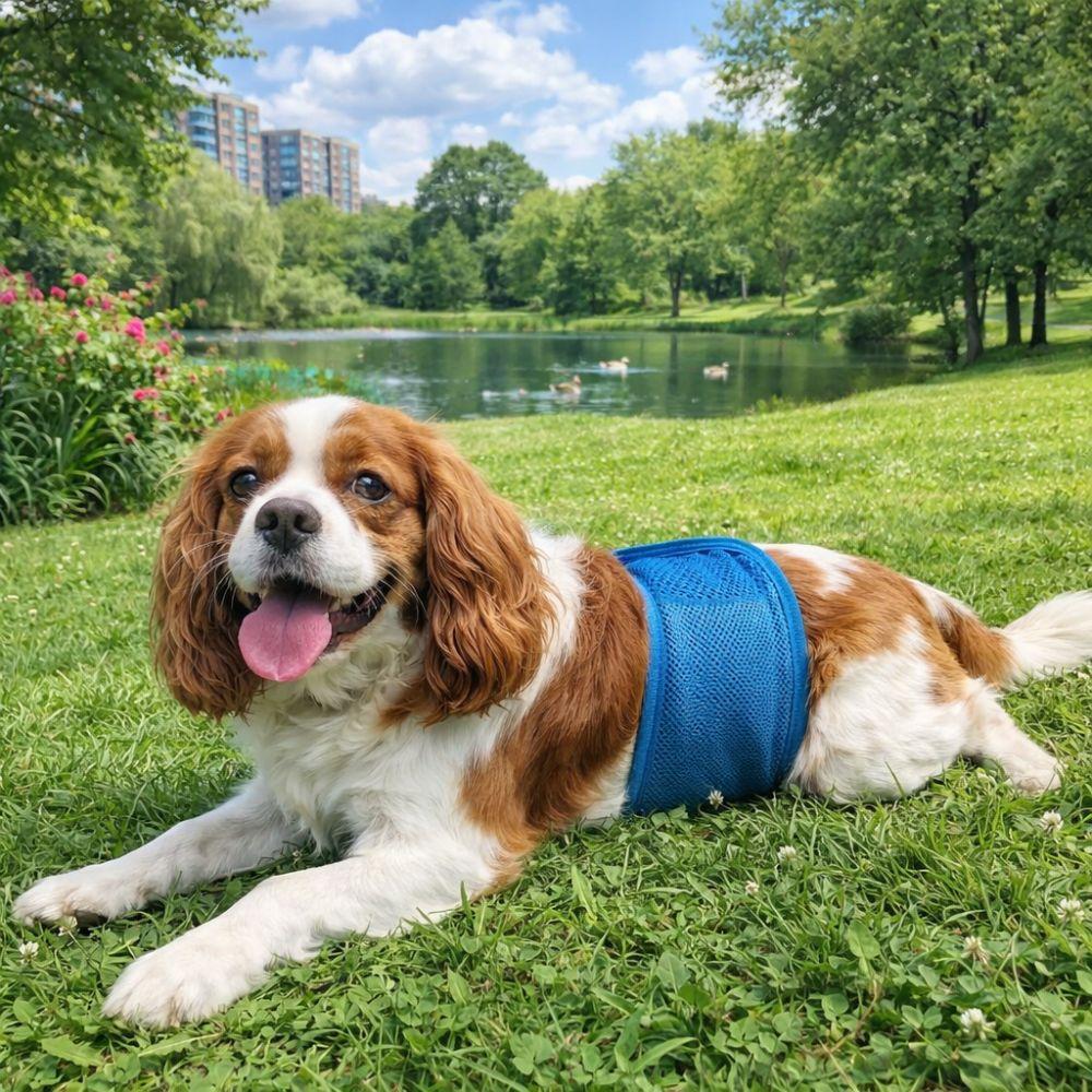 Atmungsaktive Netz-Physiologische Hose für Rüden Auslaufsicher Hohe Saugfähigkeit Hundewindelhöschen Anti-Belästigung Unifarben