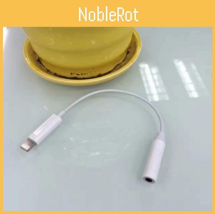 White Lightning To 35mm Headphone Jack Adapter Cable For Iphone 7  Plus 7