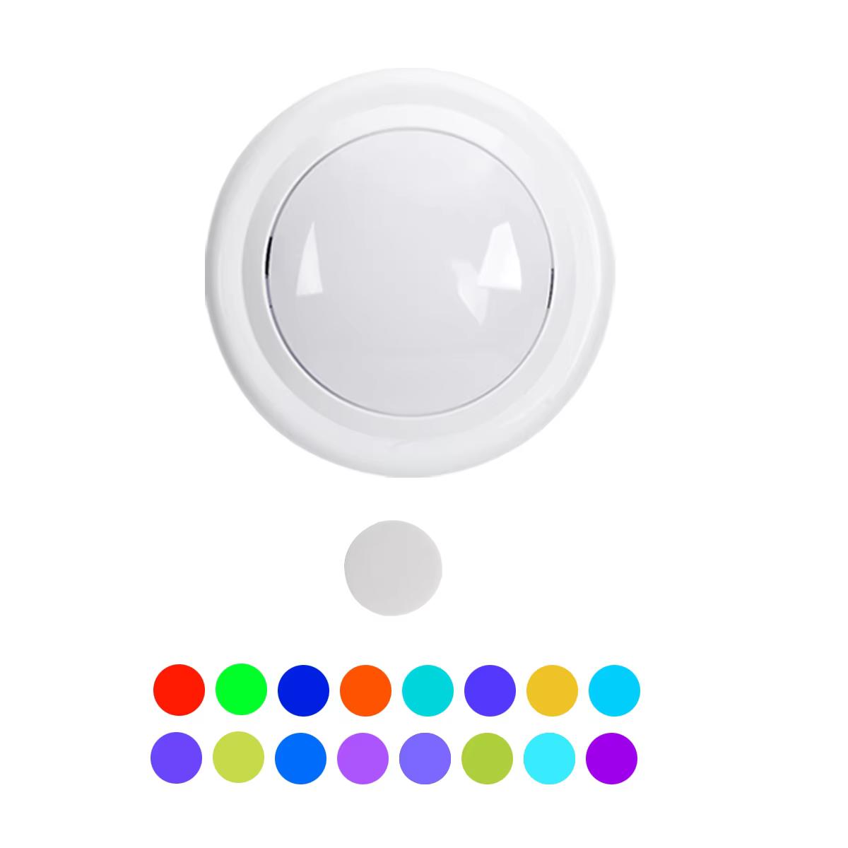 

COB Cabinet Light LED Wireless Remote Control RGB Wardrobe Night Lamp Home Bedroom Kitchen Battery Powered Bedside Lights