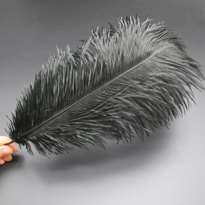 Красочные страусиные перья 30-35 см — фото 11