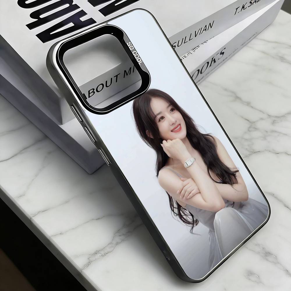 Z-Zhao Liying  Phone Case For iPhone 17,16,15,14,13,12,11 Plus,Pro Max,XS,Colored Silver Plated Inside Cover