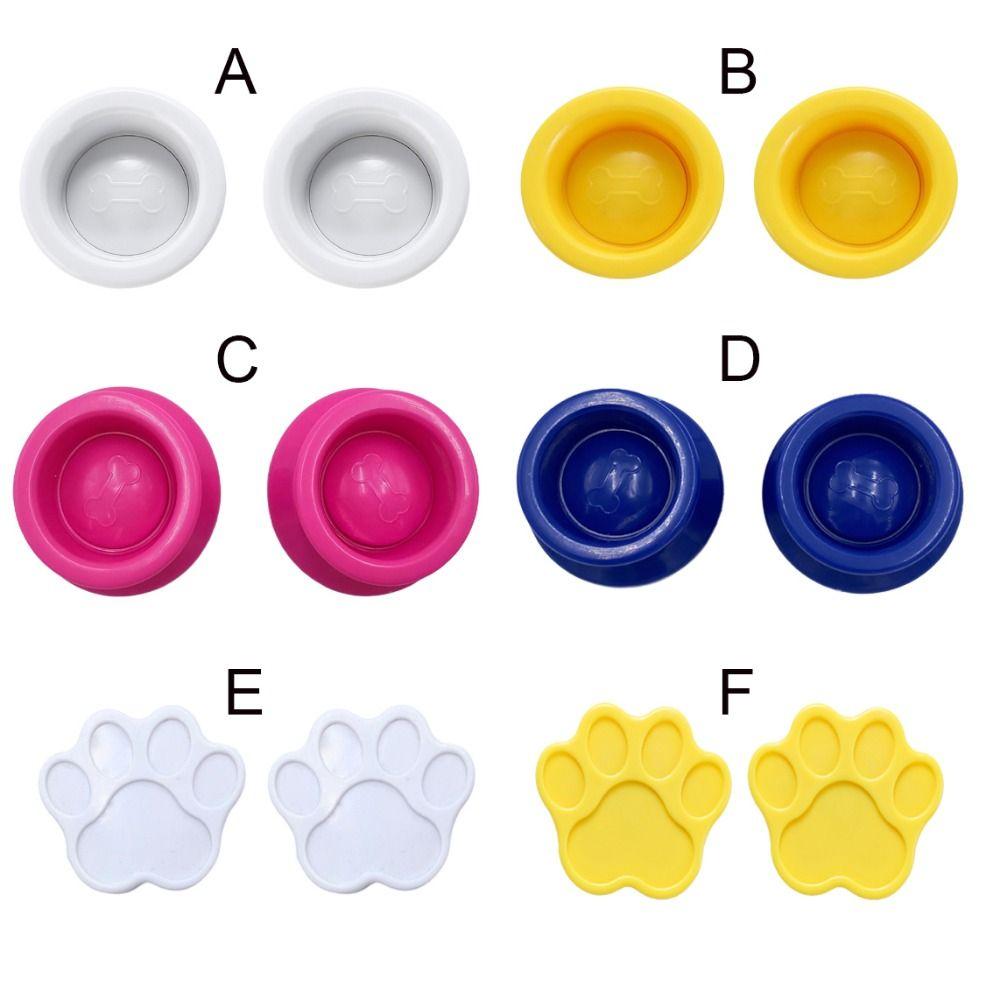 Round/Dog Paw Shape Dog Pee Pad Holder Dog Urinary Cushion Fixator  For Pet Urination Training