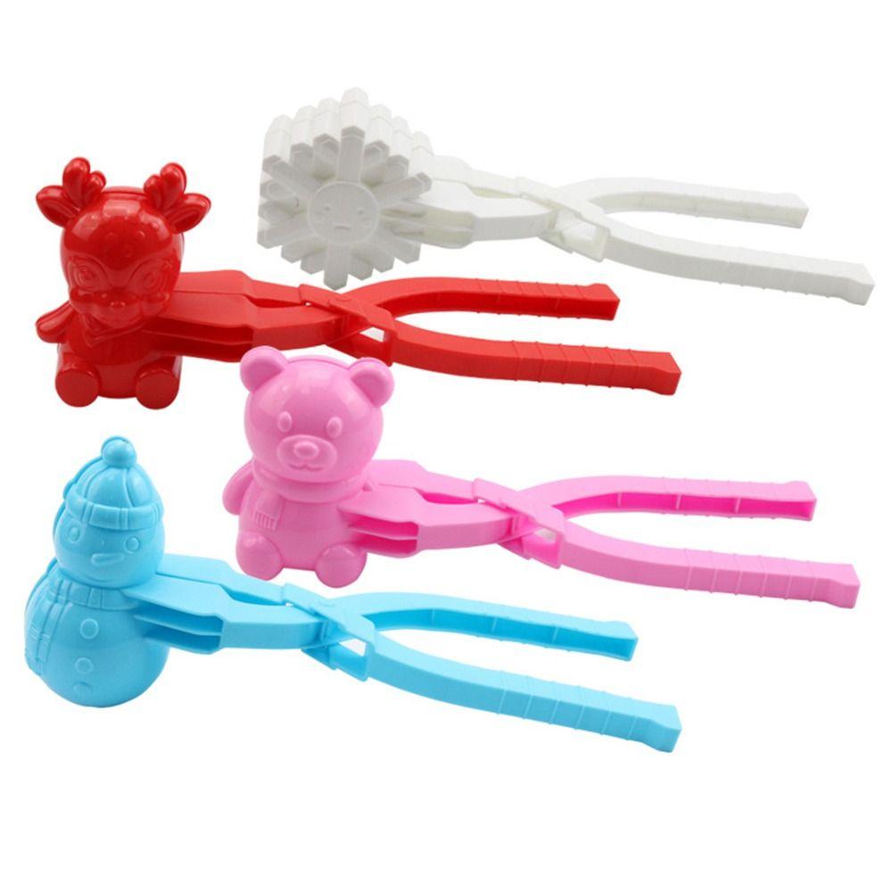 Outdoor Snow Shovel Snowball Maker Mold Sand Making Mould Bear Snowball Clip Duck Snowball Clip