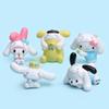 Adorable Sanrio Characters Cute Cartoon Kuromi My Melody Cinnamoroll Figure Toys Set