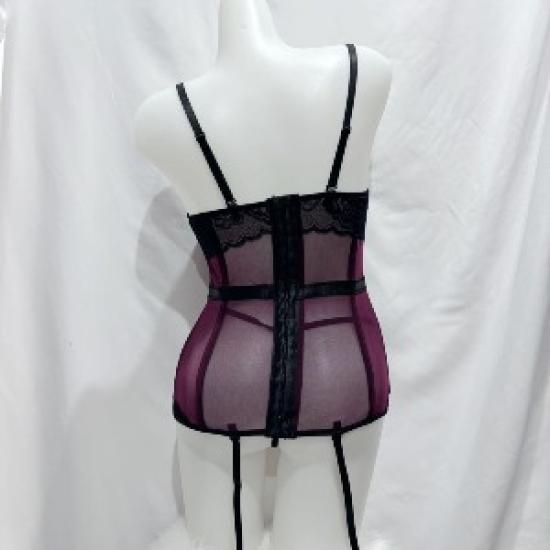 Sexy Lingerie Bondage See-through Leotard Cosplay