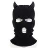 Personality Ox Horn Masked Hats Winter Warm Knitted Hat Windproof Beanies for Outdoor Riding and Snow Activities