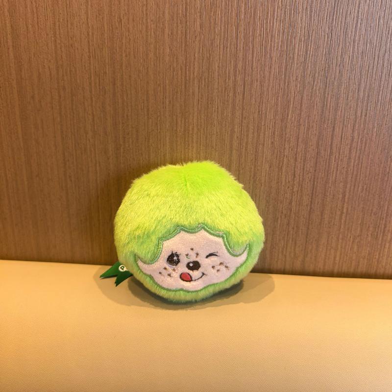 

Cartoon Monchichi Makeup Storage Bag Plush Coin Purse Wallet Monchhichi Keychain Schoolbags Pendent Accessories Small Gifts