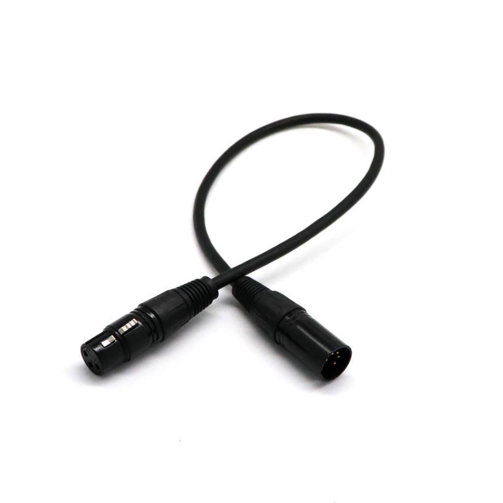 Lighting Accessory DMX Adapter Lead XLR 5 Pin Male To 3 Pin Female Connector Cable for Stage Equipment Setup