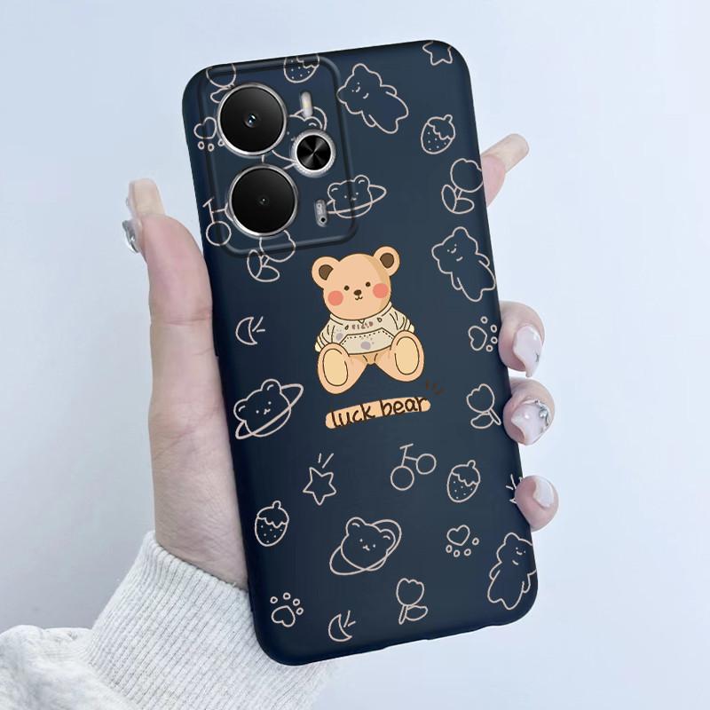 Cases For OPPO Realme 14 14T 5G Casing Fashion Flower Astronaut Girl Design Soft Silicone TPU Cover For Realme14T realme14 Coque